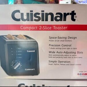 Cuisinart Compact 2-Slice Toaster - Black